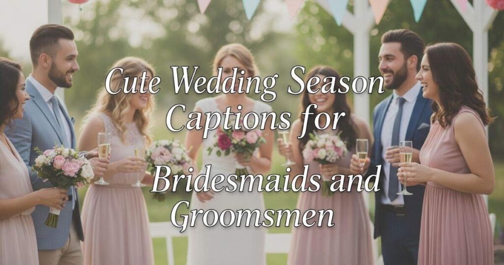 cute-wedding-season-captions-for-bridesmaids-and-groomsmen