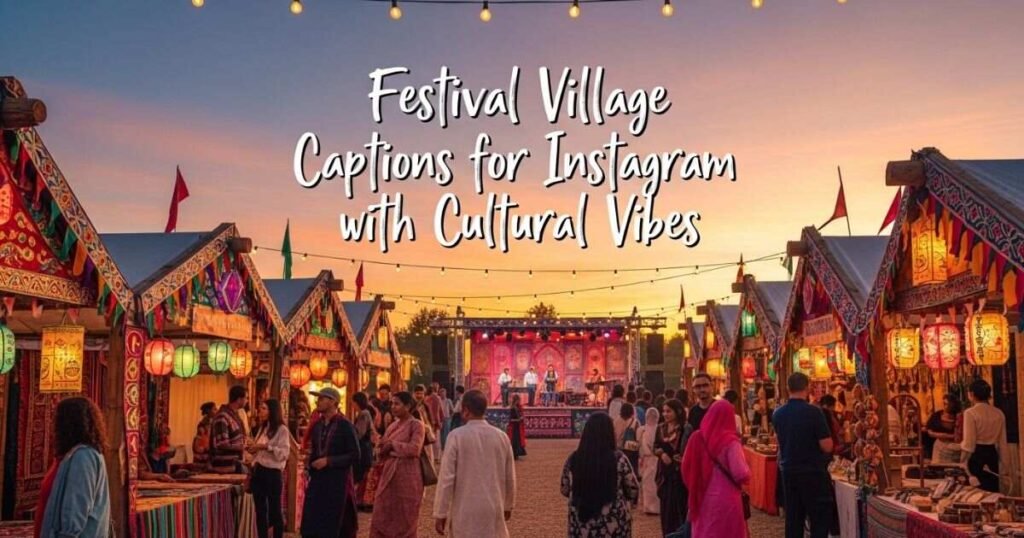 festival-village-captions-for-instagram-with-cultural-vibes