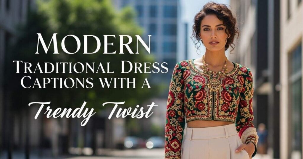 modern-traditional-dress-captions-with-a-trendy-twist
