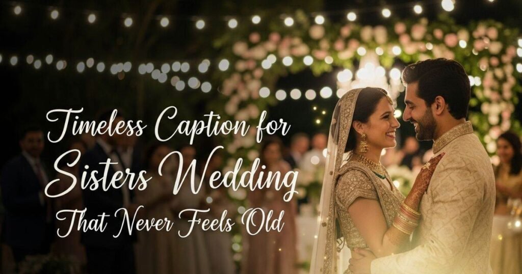 timeless-caption-for-sisters-wedding-that-never-feels-old