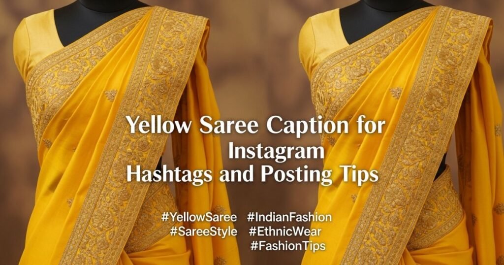yellow-saree-caption-for-instagram-hashtags-and-posting-tips