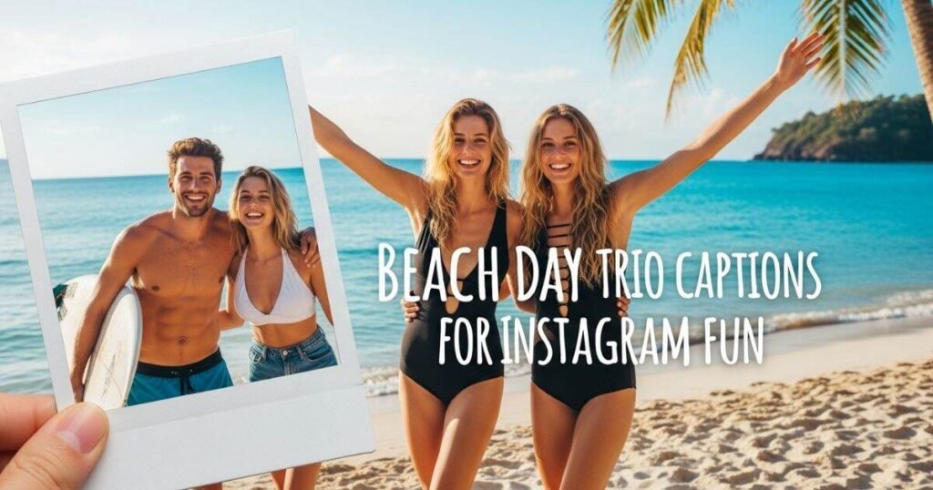 beach-day-trio-captions-for-instagram-fun