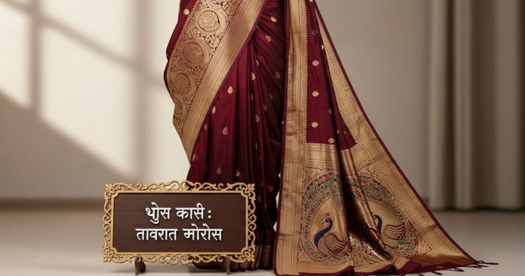 elegant-nauvari-saree-caption-for-instagram-in-marathi