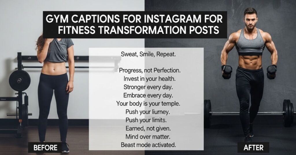 gym-captions-for-instagram-for-fitness-transformation-posts