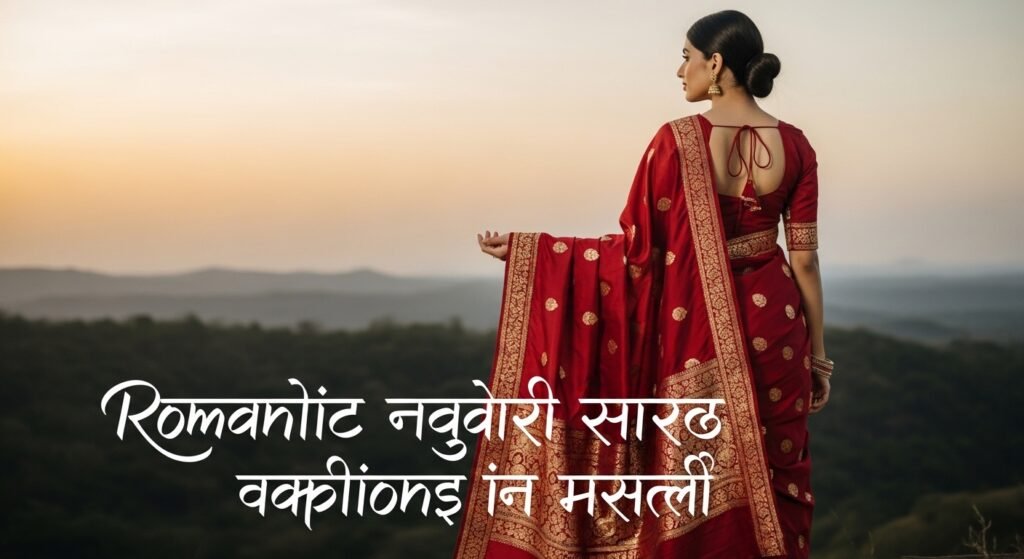 romantic-nauvari-saree-captions-in-marathi