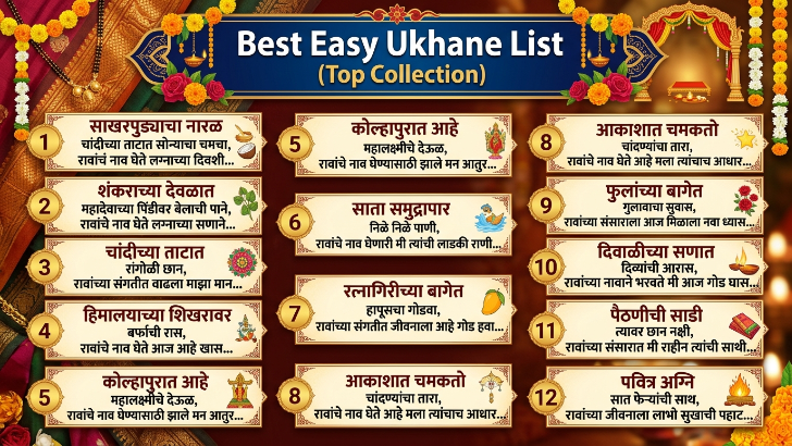 बेस्ट-सोपे-उखाणे-लिस्ट-top-collection