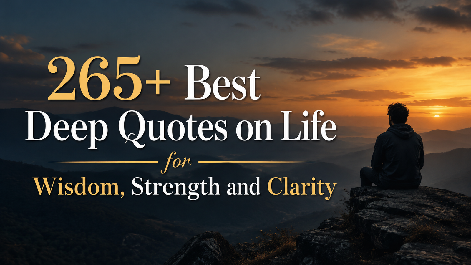 Deep Life Lessons 265+ Best Deep Quotes on Life for Wisdom, Strength and Clarity