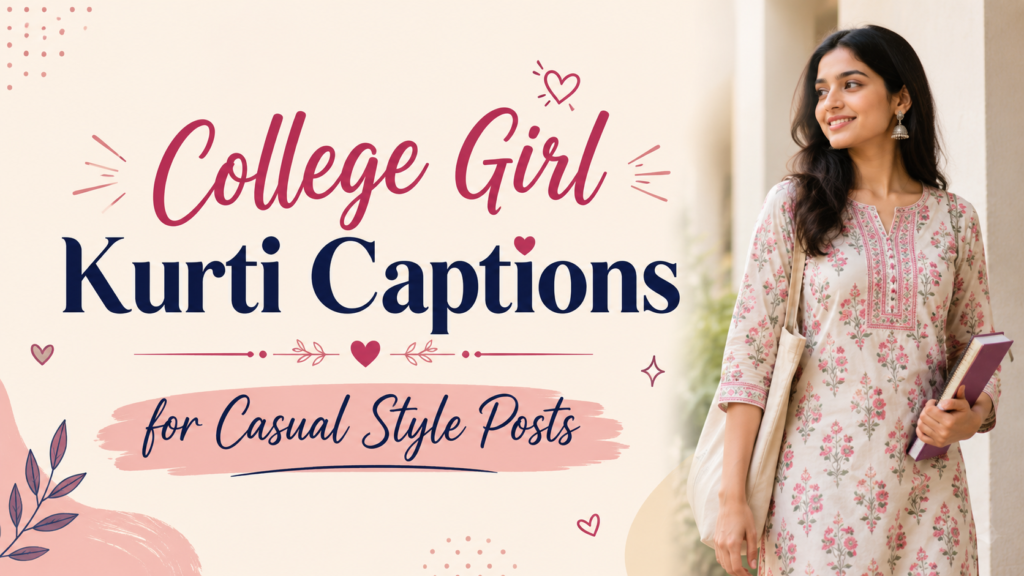 college-girl-kurti-captions-for-casual-style-posts