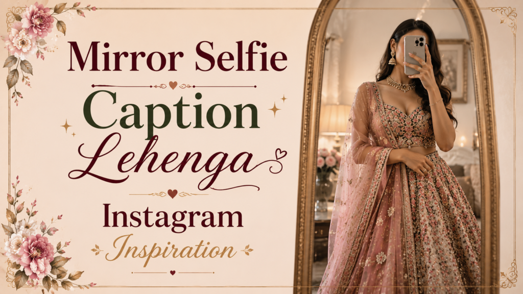 mirror-selfie-caption-lehenga-instagram-inspiration
