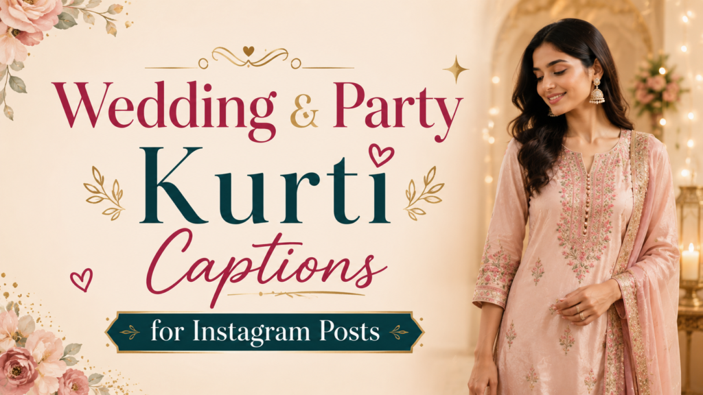 wedding-and-party-kurti-captions-for-instagram-posts