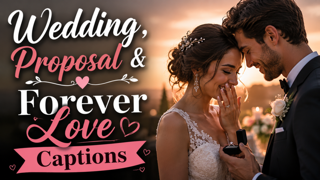 wedding-proposal-and-forever-love-captions
