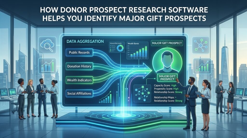 donor prospect research software