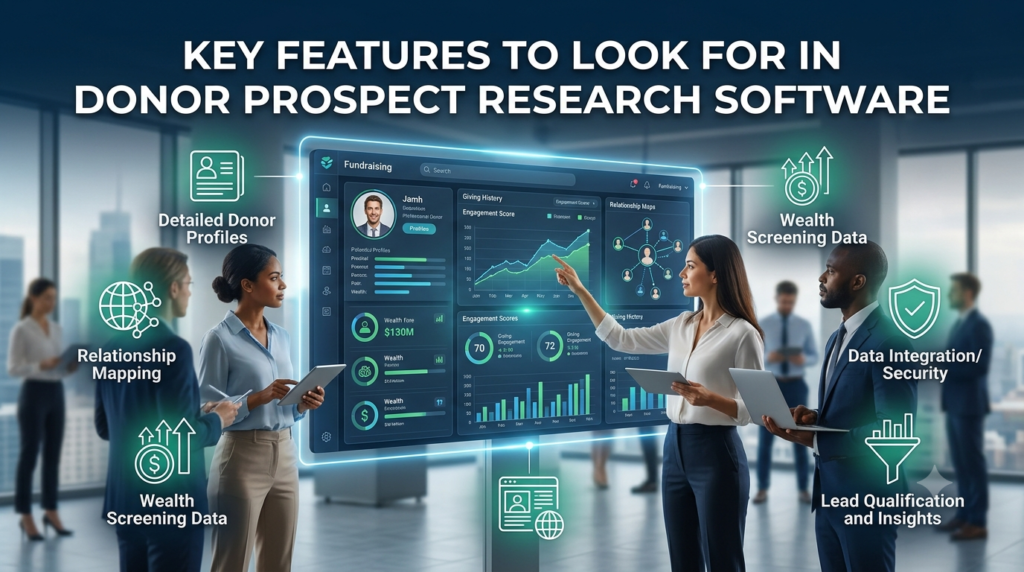 donor prospect research software