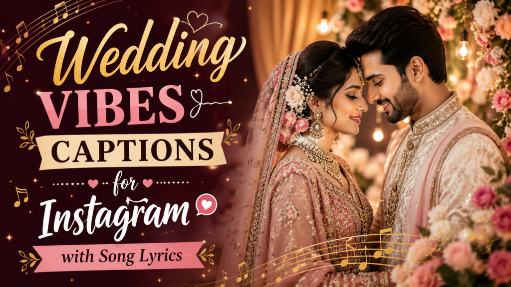 wedding-vibes-captions-for-instagram-with-song-lyrics
