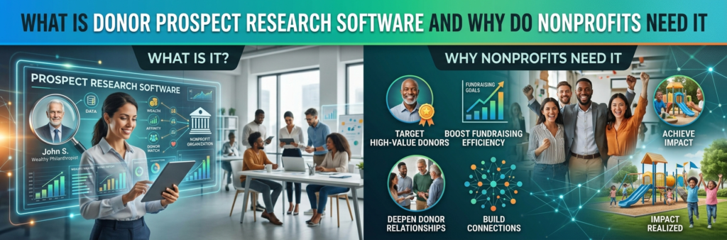 donor prospect research software